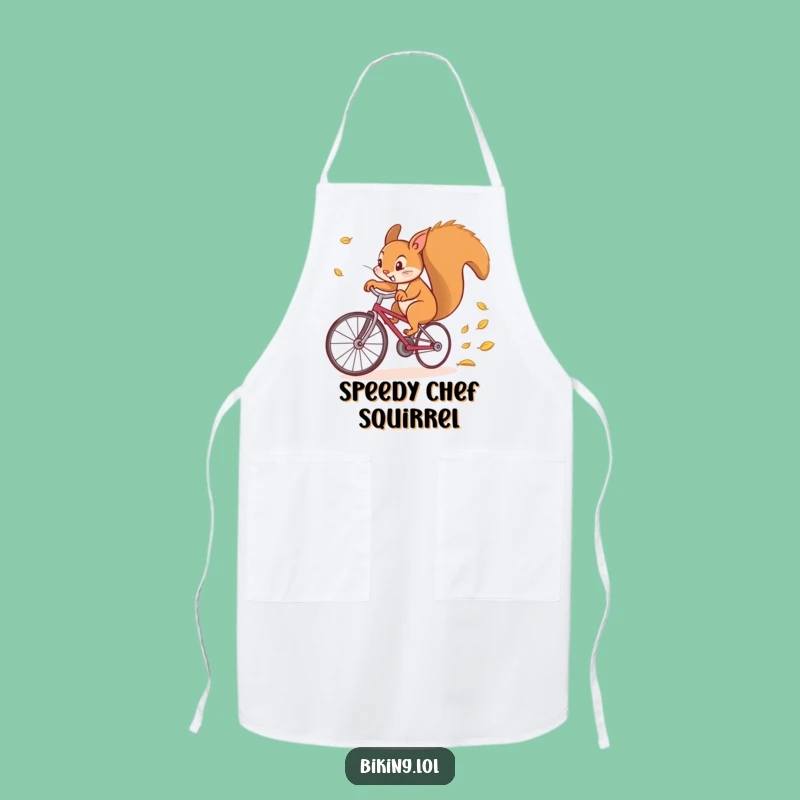 Funny Squirrel Chef Apron - Kitchen Fun for Foodies Funny Gift