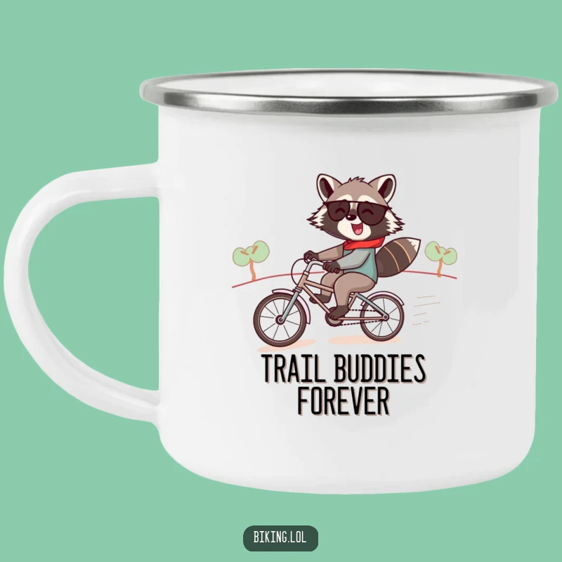 Funny Raccoon Camping Mug - Adventure-Ready Humor for the Duo
