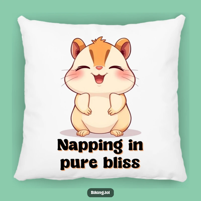 Funny Chipmunk Pillow - Comfy Cushion for Blissful Dreamers