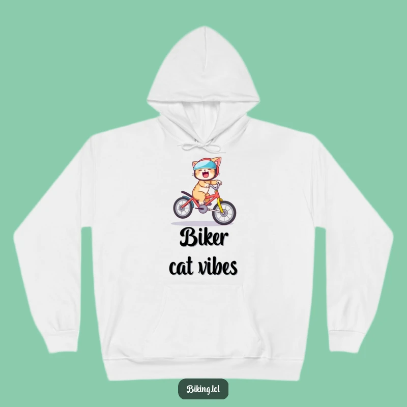 Cozy Funny Cat Wheelie Hoodie: Your Purr-fectly Hilarious Gift!