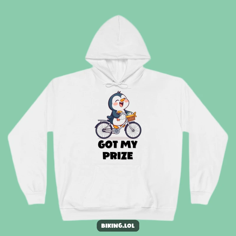 Funny Penguin Fish Hoodie: Cozy Up with Arctic Cheer, Perfect Funny Gift!