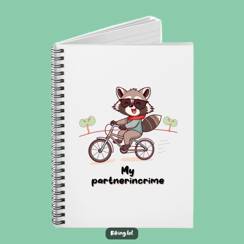 Funny Raccoon Notebook - Plan Your Adventures With This Hilarious Stationery