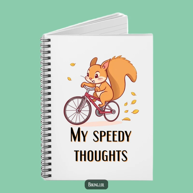 Funny Squirrel's Speedy Notes Notebook - Journal Your Laughs Funny Gift