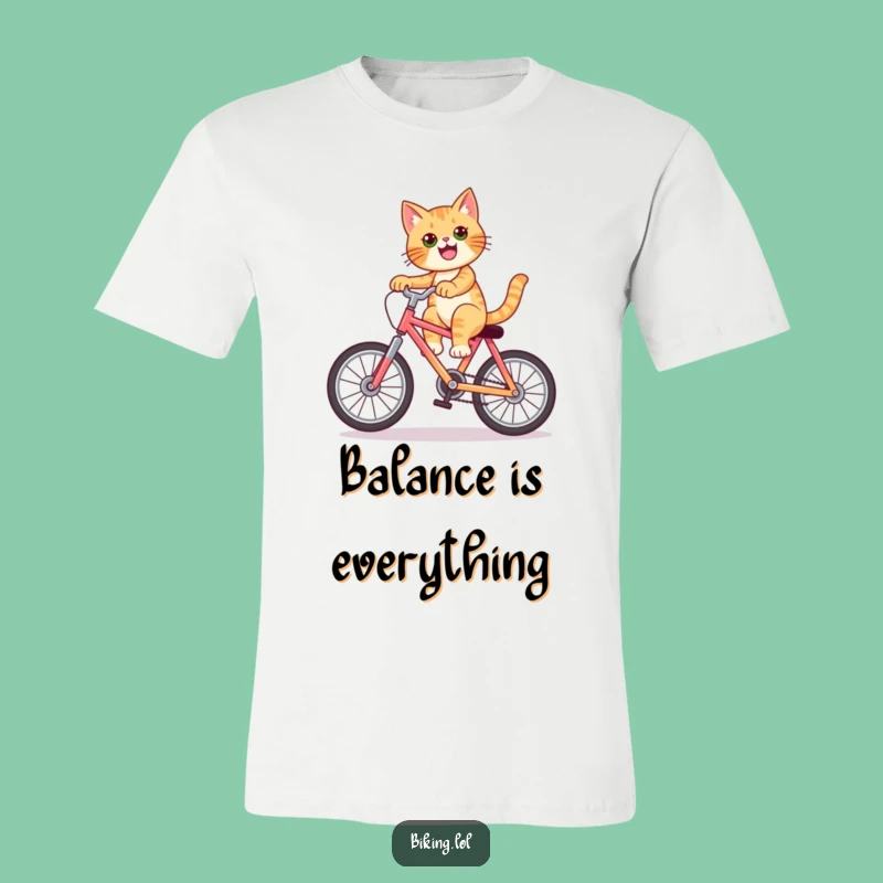 Funny Cat Wheelie T-Shirt: Ride in Style, Your Perfect Funny Gift!