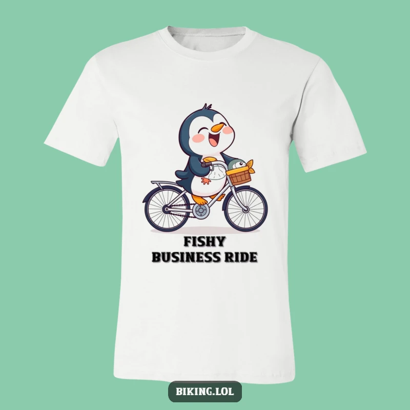 Funny Penguin Fish T-Shirt: Cheer Up Your Style, Perfect Funny Gift!