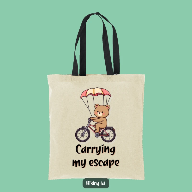 Funny Bear Tote Bag - Carry Your Gear With Hilarious Adventure